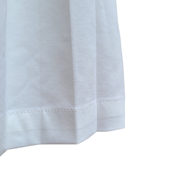 Slazenger Tech Pleated Skort in White with Black Waistband, Size XXL - Picture 7 of 11